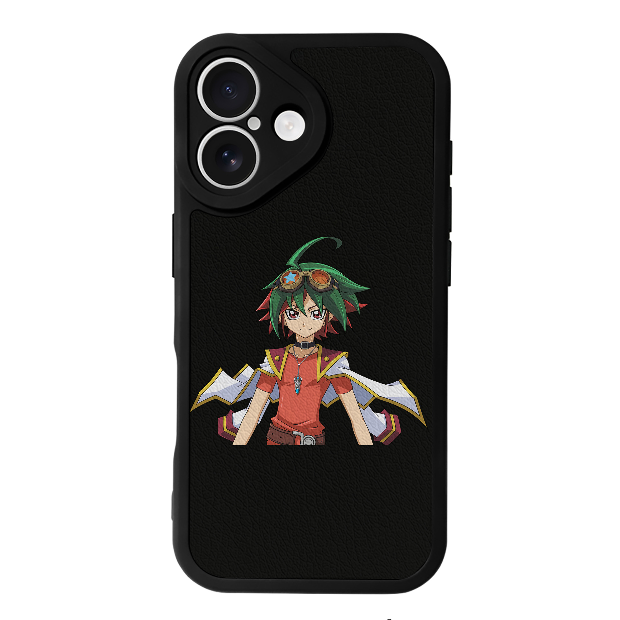 遊☆戯☆王 Yu-Gi-Oh! 【iPhone 16シリーズ対応】シリコンスマホケース（レザー調） 材質：シリコン